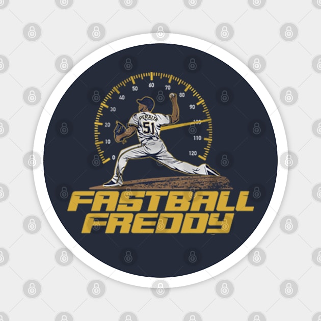 Freddy Peralta Fastball Magnet by KraemerShop